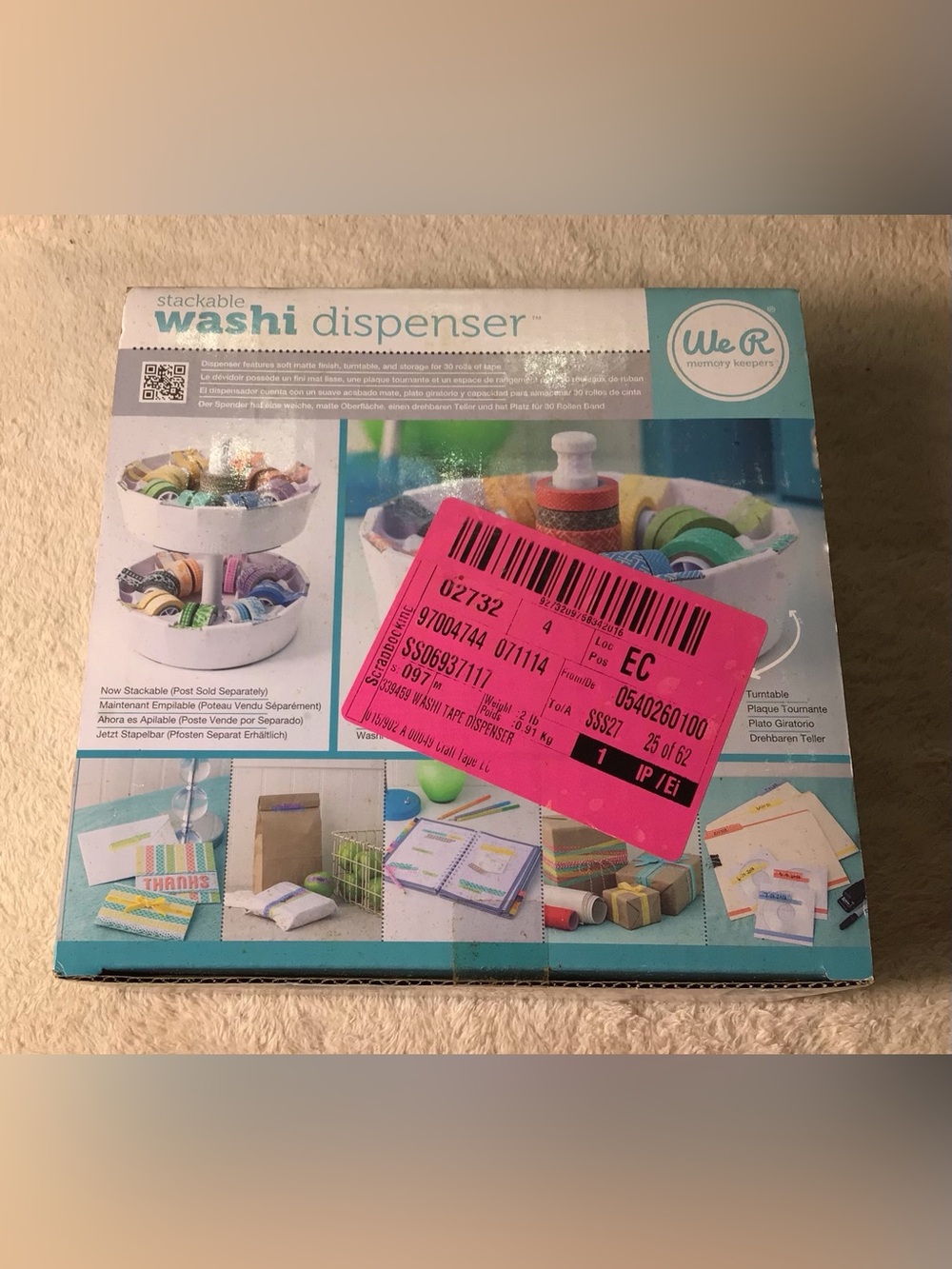 We R Memory Keepers Stackable Washi Tape Dispenser